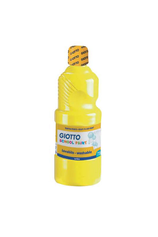 Τέμπερα 500ml κίτρινο βασικό GIOTTO F535302