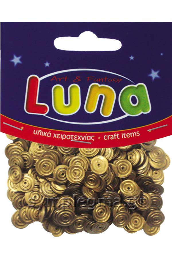 Πούλιες χρυσές σβούρα Luna 0620085