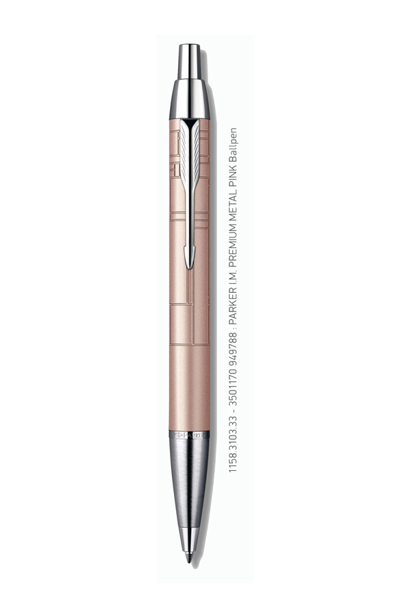 Στυλό PARKER I.M. Premium Metal Pink Ballpen 1158.3103.33