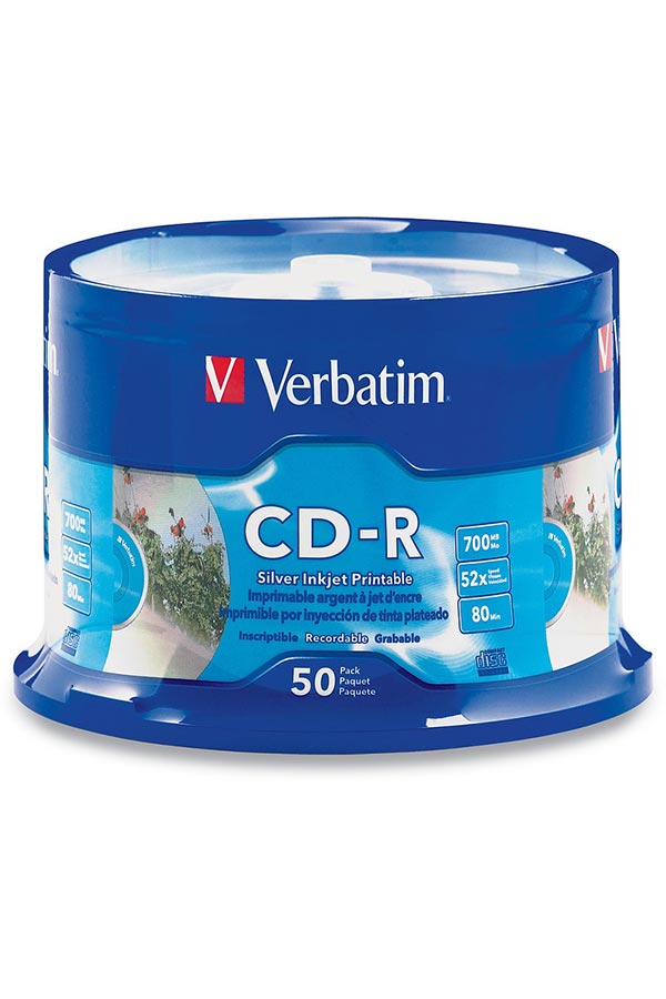 CD-R 700mb 52x Verbatim 50τμχ. 43351