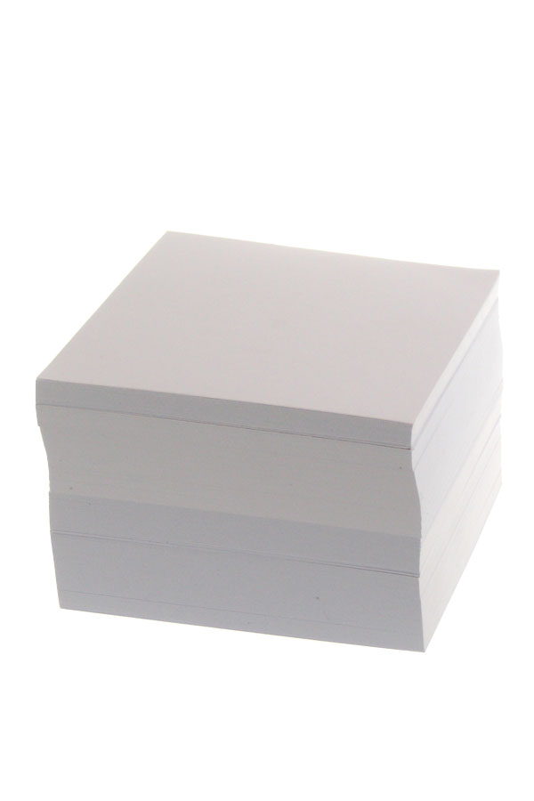 Χαρτάκια κύβου 700 φύλλων λευκά ακόλλητα 9x9cm salko 2035
