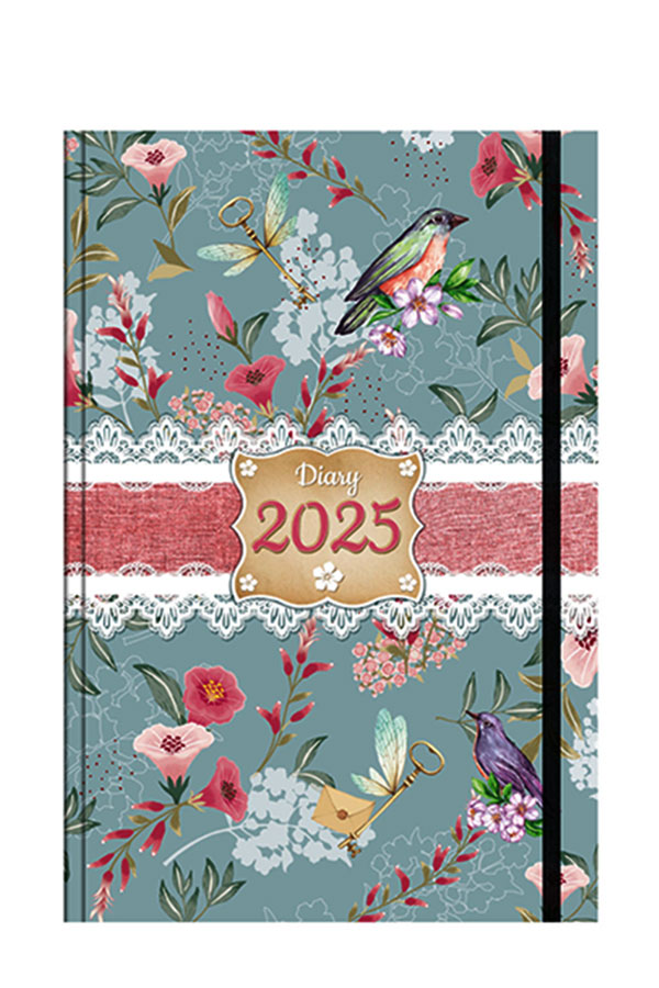 Ημερολόγιο 2025 ημερήσιο 14x21 cm Innuendo Floral 355574