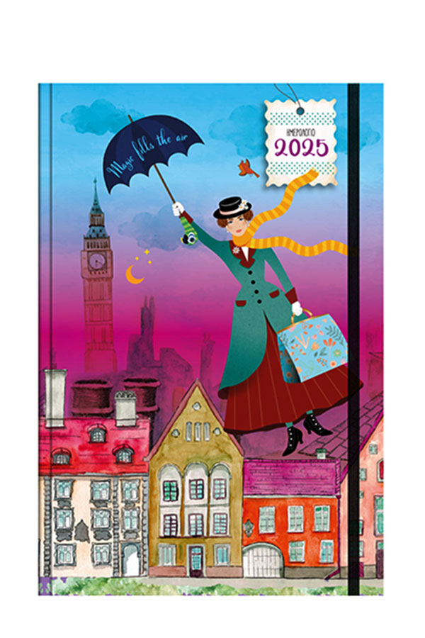 Ημερολόγιο 2025 ημερήσιο 14x21 cm Innuendo Mary Poppins 355574