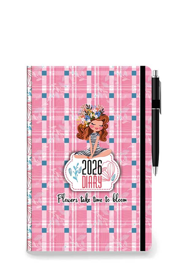 Ημερολόγιο 2026 ημερήσιο 12x17 cm Karo Bloom 890122