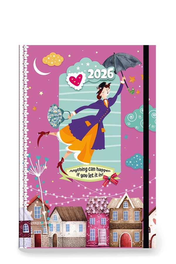 Ημερολόγιο 2026 ημερήσιο 14x21 cm Innuendo Mary Poppins 355574