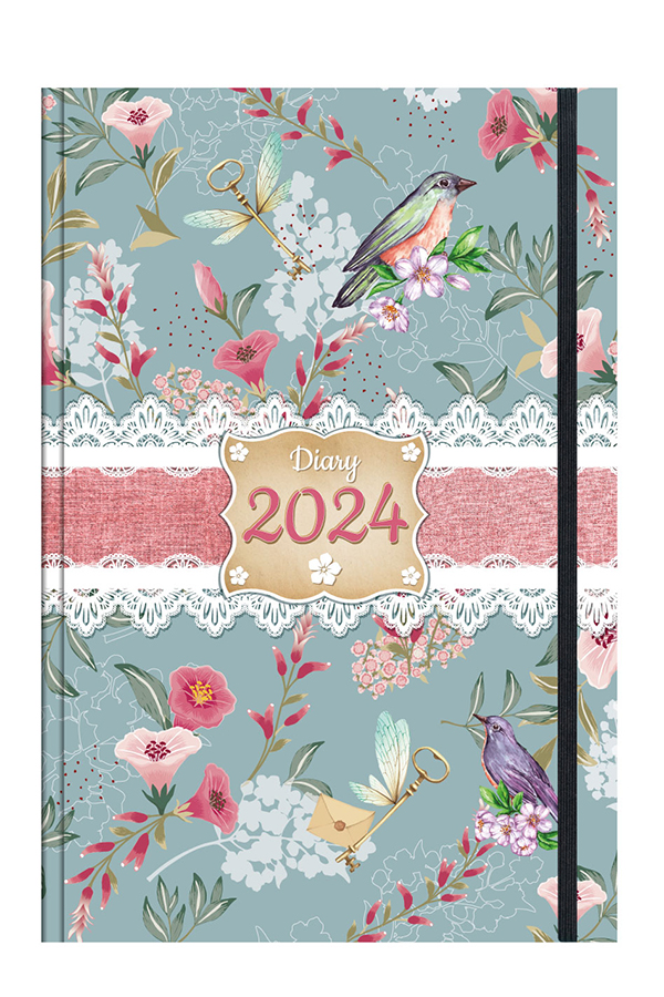 Ημερολόγιο 2024 ημερήσιο 14x21 cm Innuendo Floral 355574