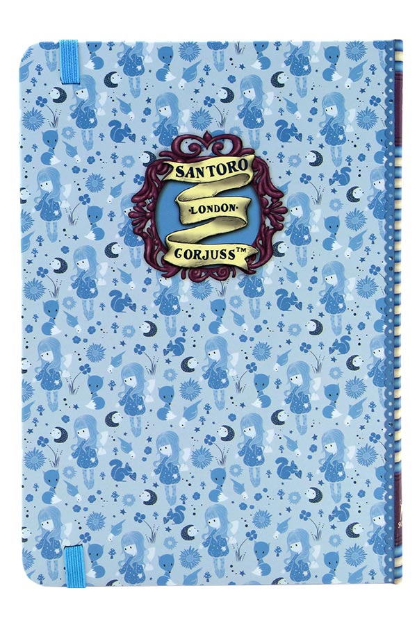 Santoro gorjuss Σημειωματάριο με λάστιχο 14x19,5cm - Bubble fairy 230EC61