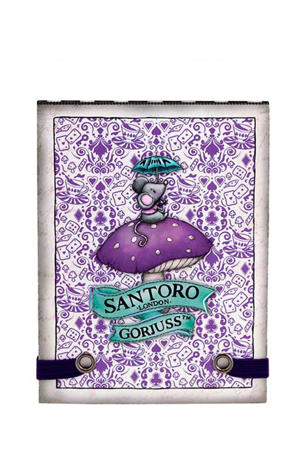 Santoro gorjuss Σημειωματάριο με λάστιχο 8x11cm A little more tea 1121GJ02