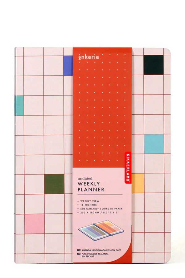 Σημειωματάριο Daily Planner 17x21cm Kikkerland inkerie INK04-F