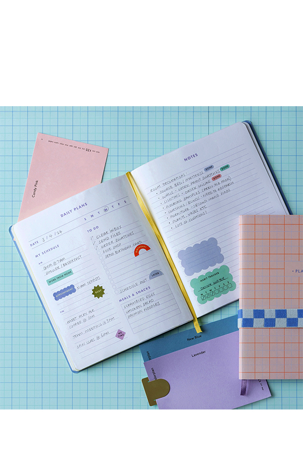 Σημειωματάριο Daily Planner 17x21cm 1 τεμ Kikkerland inkerie INK20-A-F