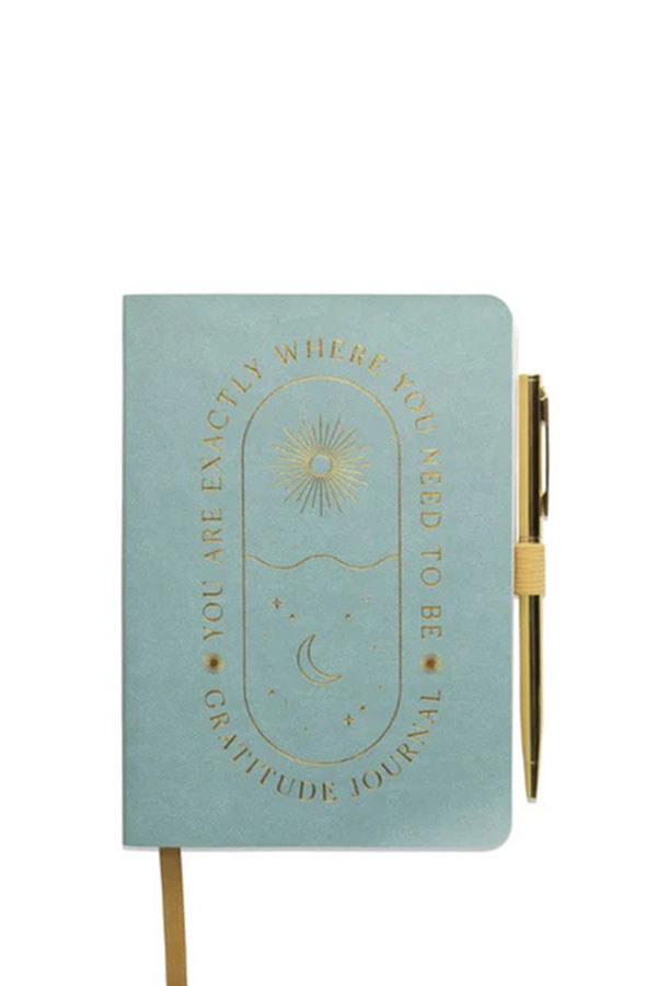 Σημειωματάριο ημερολόγιο 11,5x16,5cm Gratitude Journal Designworks ink σιέλ JBG46-1000EU