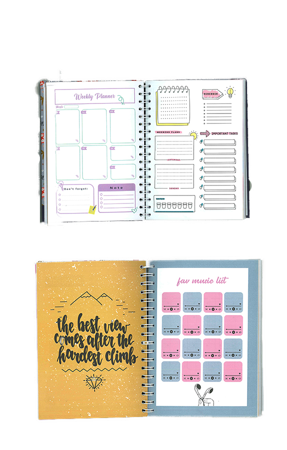 Σημειωματάριο Planner 1 τεμ 17x24cm Tesoro 000582346