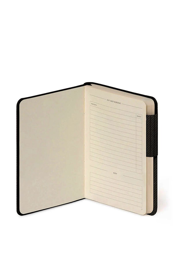 Σημειωματάριο τσέπης 9x13cm ΜΥ ΝΟΤΕΒΟΟΚ LEGAMI σκούρο γκρι MYNOT0267