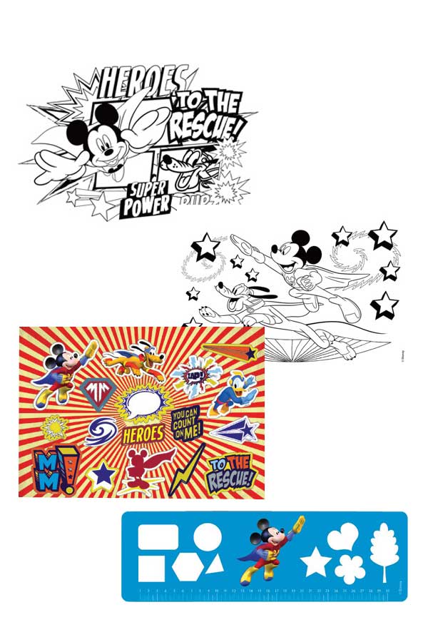 Μπλοκ ζωγραφικής Disney Mickey Mouse Super Power 0560095