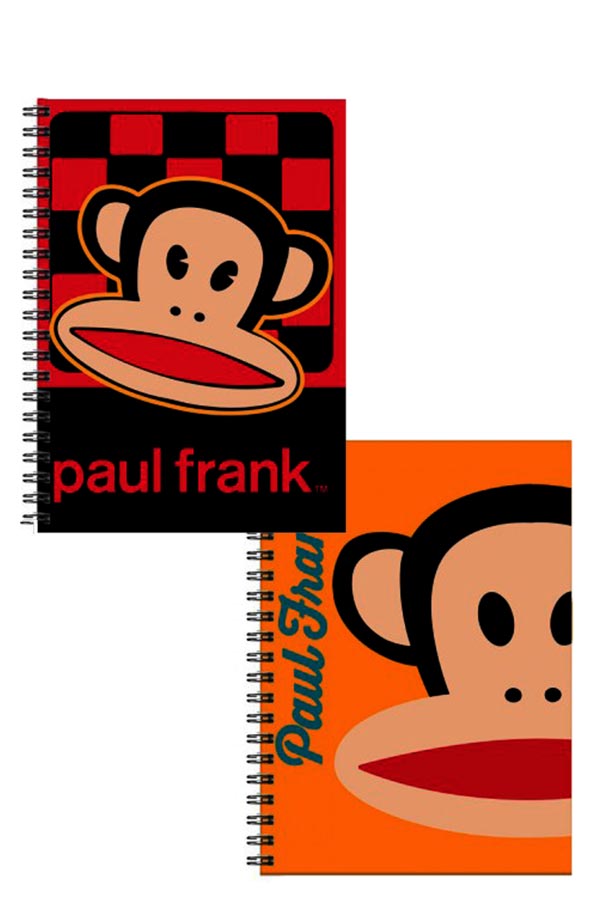 Τετράδιο σπιράλ 2 θέματα Α4 1 τεμ Paul Frank  346-87440