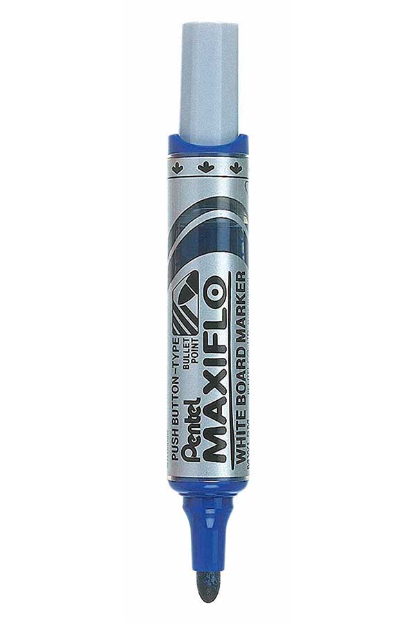 Μαρκαδόρος ασπροπίνακα Pentel MAXIFLO MWL5M-C μπλε