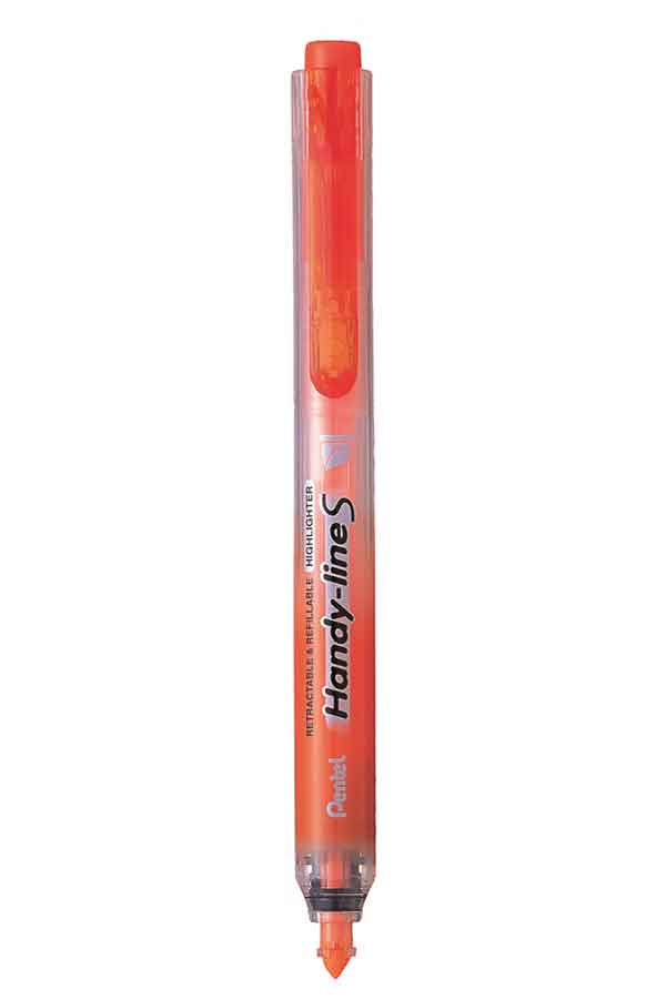 Μαρκαδόρος υπογράμμισης Pentel Handy Line πορτοκαλί SXS15F 