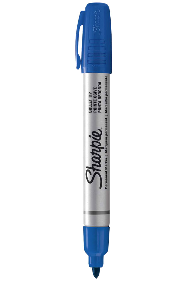Μαρκαδόρος ανεξίτηλος Sharpie Pro bullet tip μπλε 1741.1102