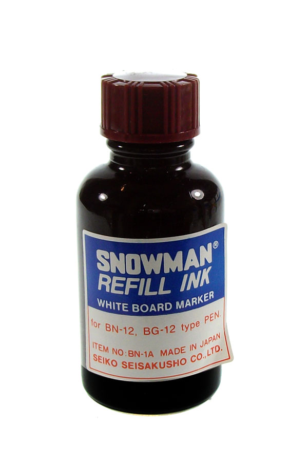 Μελάνι ασπροπίνακα SNOWMAN κόκκινο 30 ml BN-1A 