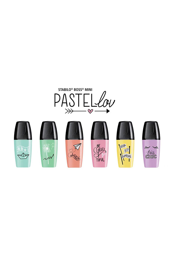 Μαρκαδόρος υπογράμμισης STABILO BOSS mini Pastellove γαλάζιο παστέλ 07/113