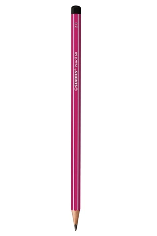Μολύβι STABILO Pencil 68 2B ροζ 285