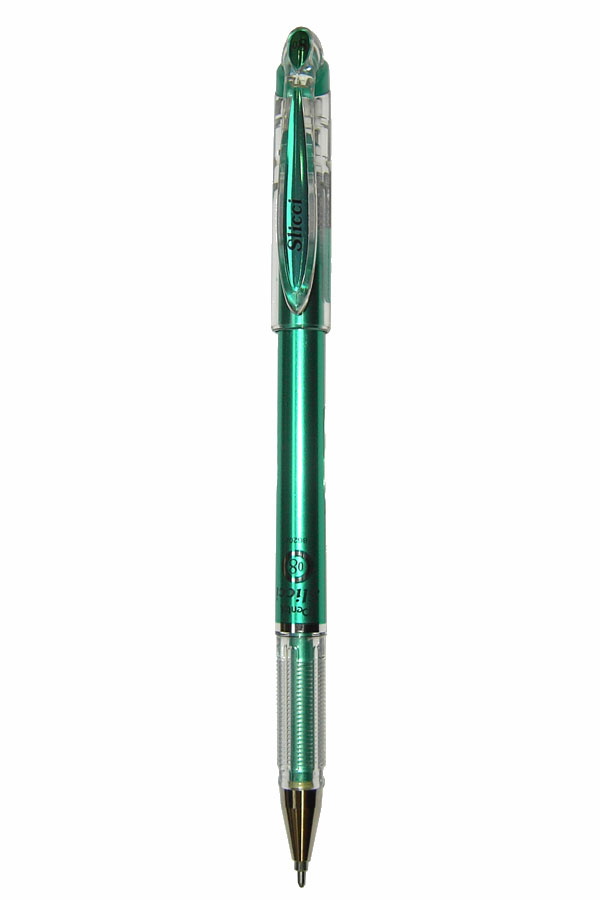 Στυλό Pentel Slicci Metallic 0.8 mm μεταλλικό πράσινο BG208