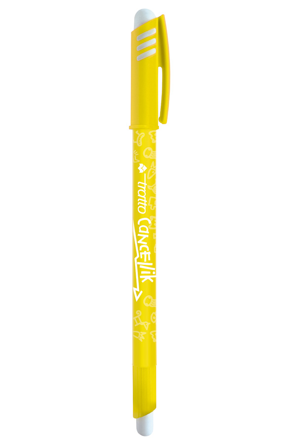 Στυλό tratto cancellik 0.4 mm κίτρινο 826092