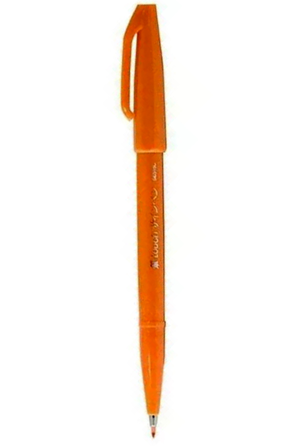 Μαρκαδόρος καλλιγραφίας Brush Sign Pen Pentel πορτοκαλί SES15-F