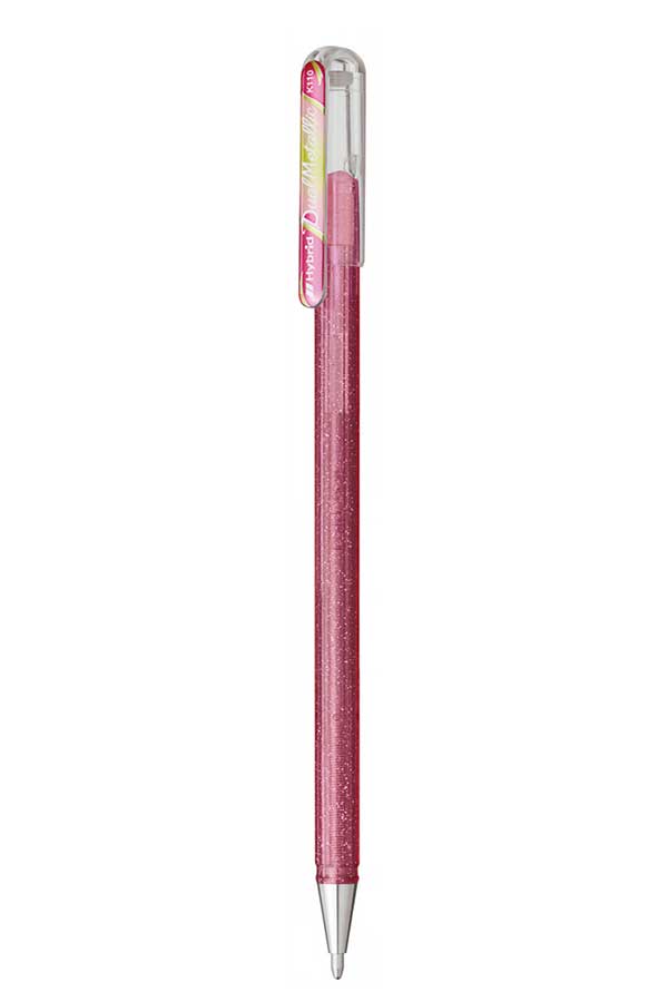Στυλό Pentel Hybrid Dual Metallic 1.0 Light Pink-Metallic Green-Gold K110-DMP