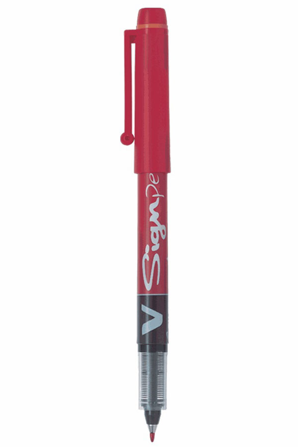 Στυλό PILOT V Signpen 0.6 mm κόκκινο SW-VSP-R