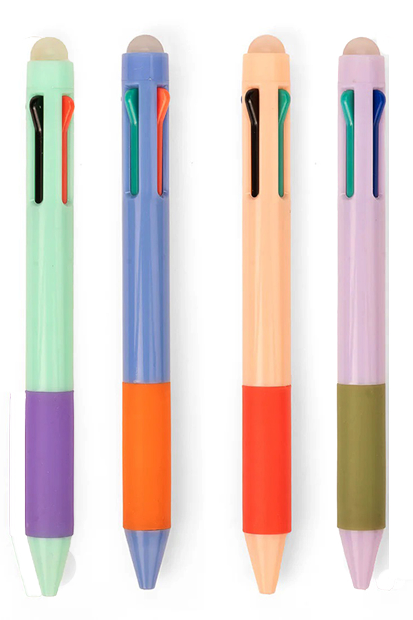 Στυλό που σβήνει 3 χρωμάτων 1 τεμ Multicolor erasable pen Kikkerland INK27