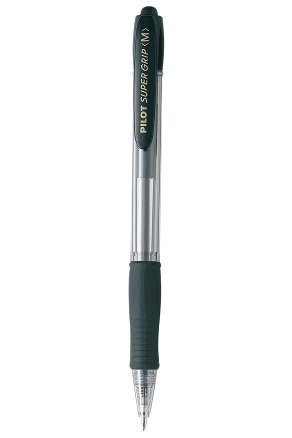 Στυλό PILOT SUPER GRIP 1.0mm μαύρο BPGP-10R-M-B