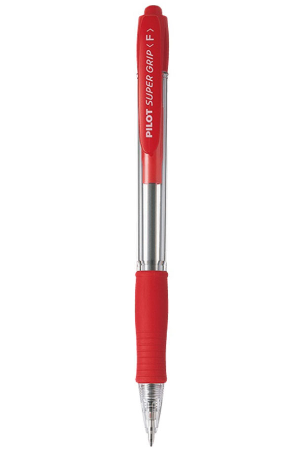 Στυλό PILOT SUPER GRIP 0.7mm κόκκινο BPGP-10R-F-R