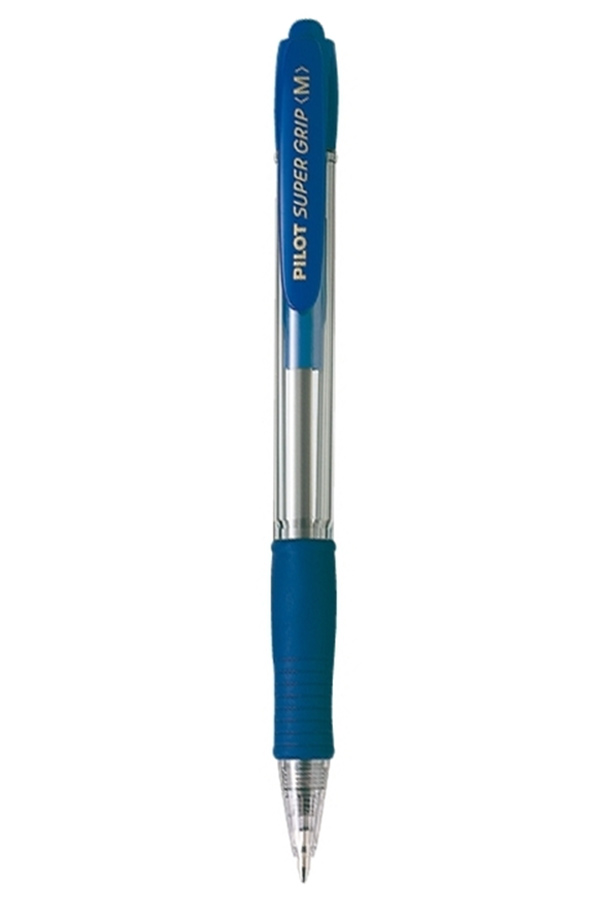 Στυλό PILOT SUPER GRIP 1.0mm μπλε BPGP-10R-M
