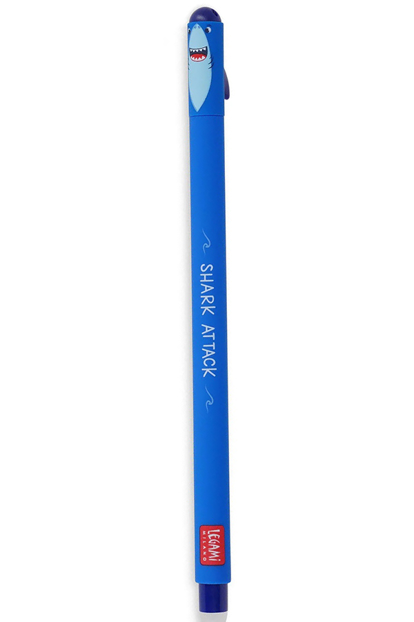 Στυλό που σβήνει erasable pen καρχαρίας Legami γραφή μπλε EPBLUKIT6