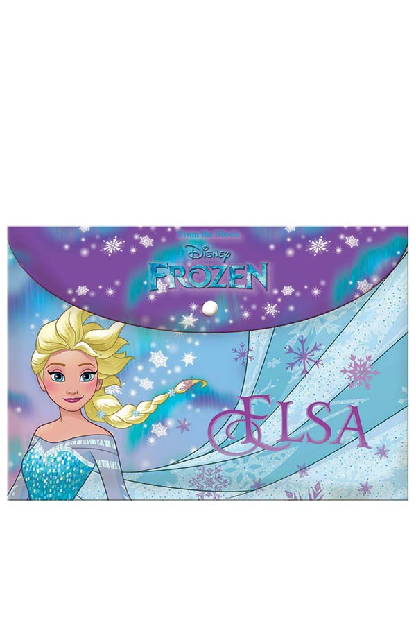 Φάκελος με κουμπί Α4 Frozen Elsa and Anna 0561585