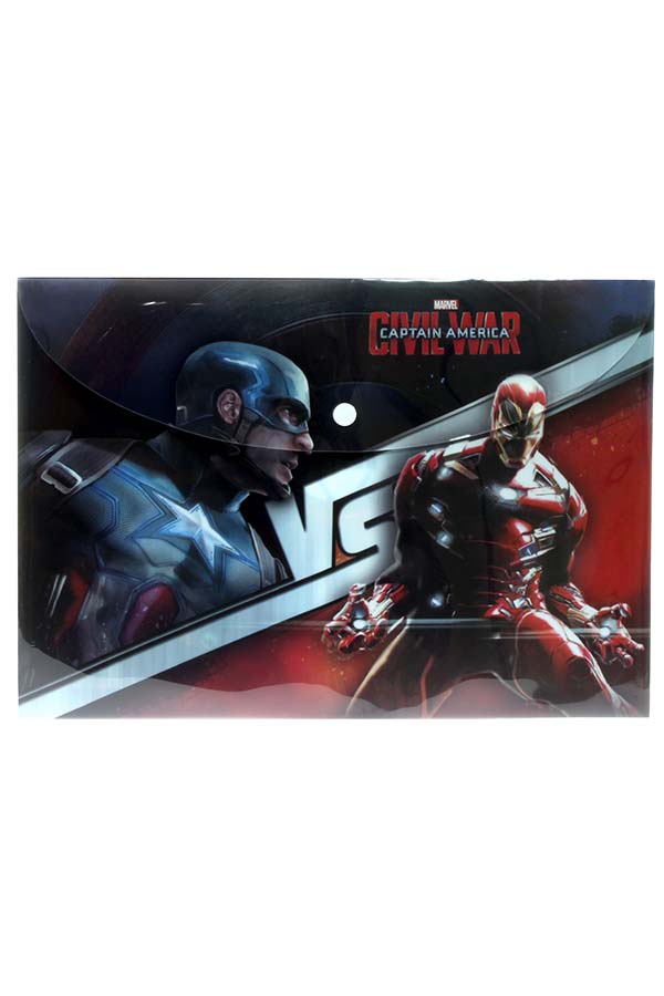 Φάκελος με κουμπί Α4 Captain America Civil War 0500694