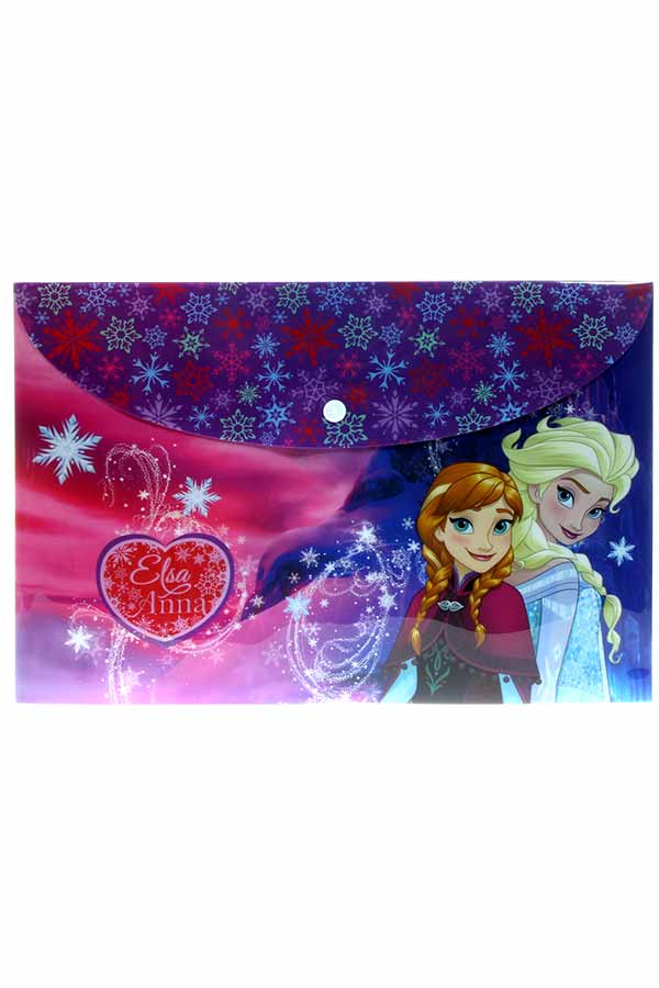 Φάκελος με κουμπί Α4 Frozen Elsa and Anna 0561601