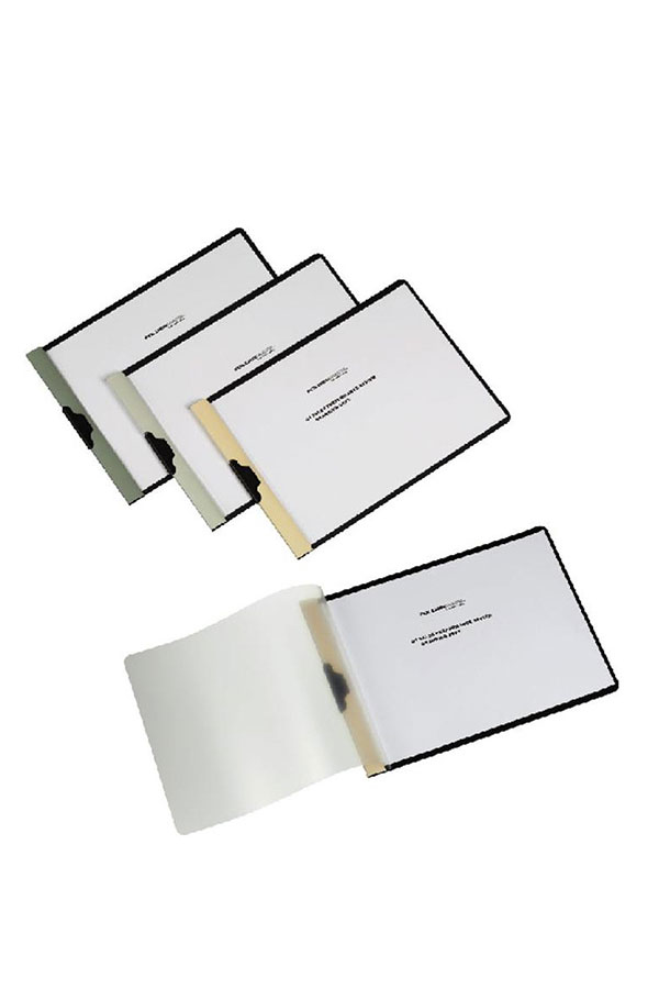 Ντοσιέ με μεταλλικό κλιπ οριζόντιο Foldermate A4 λευκό 521