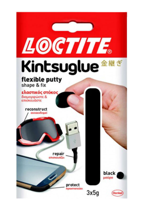 Ελαστικός στόκος LOCTITE Kintsuglue μαύρο 3x5gr 2239183
