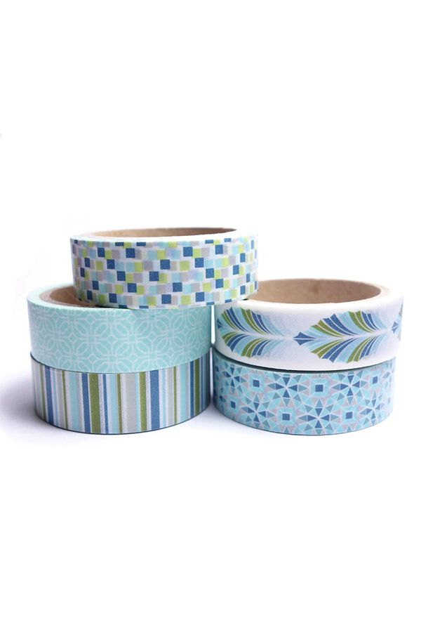 Διακοσμητικές ταινίες αυτοκόλλητες Washi tape Artemio Nature 11060335