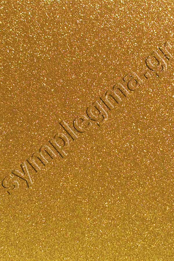 Αφρώδες αυτοκόλλητο φύλλο glitter 20x29cm χρυσό Folia 231965