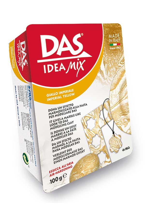Πηλός ανάμειξης DAS idea mix 100gr κίτρινος 342001