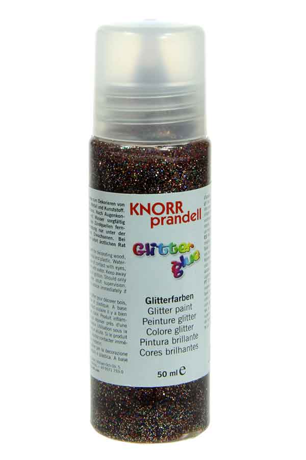 Κόλλα glitter Knorr prandell ανάμεικτα χρώματα ιριδίζουσα 50ml 218099080