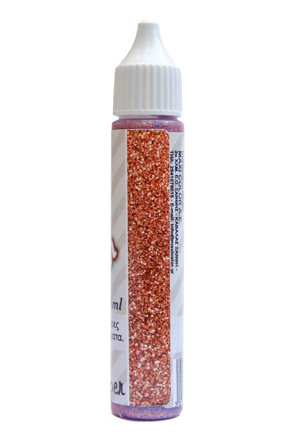 Glitter pen 28ml copper Maxi Decor