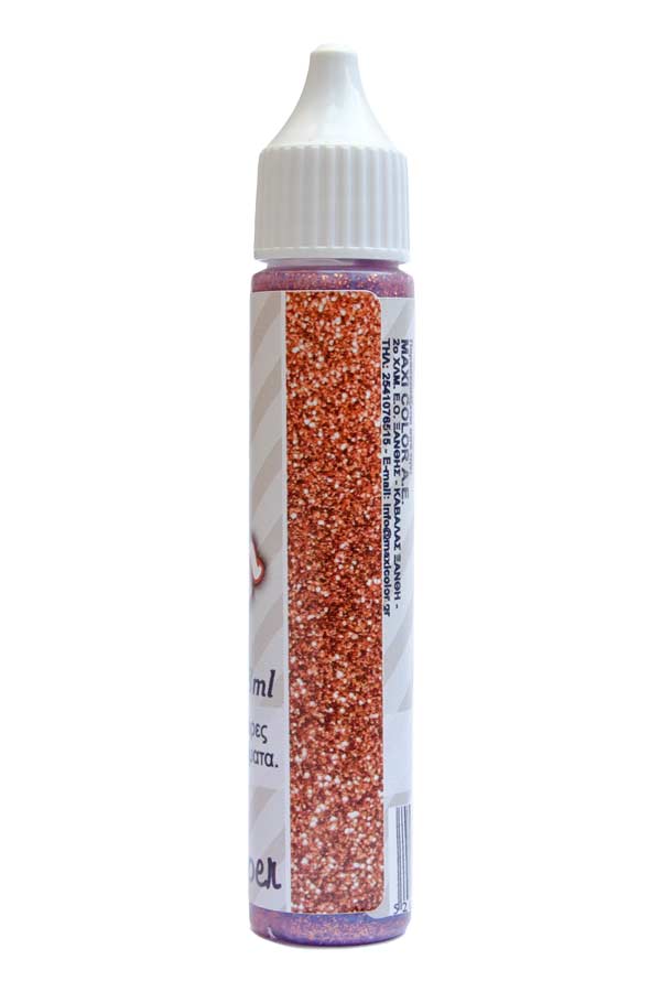 Glitter pen 28ml copper Maxi Decor 