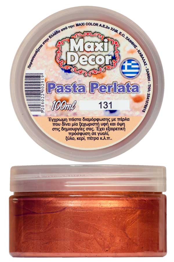 Πάστα πέρλας Pasta Perlata 100ml Maxi Decor χάλκινο 131