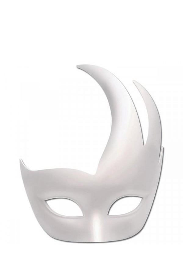 Μάσκα λευκή πλαστική ματιών flame 13x20cm GLOREX GL803003