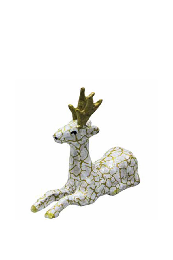 Papier mache Ελάφι καθιστό 14x10cm Decopatch NO739o