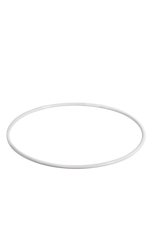Στεφάνι μεταλλικό λευκό 45 cm Rayher 2505700